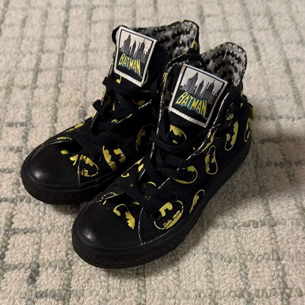 DC Comics Batman Black and Yellow Sneakers